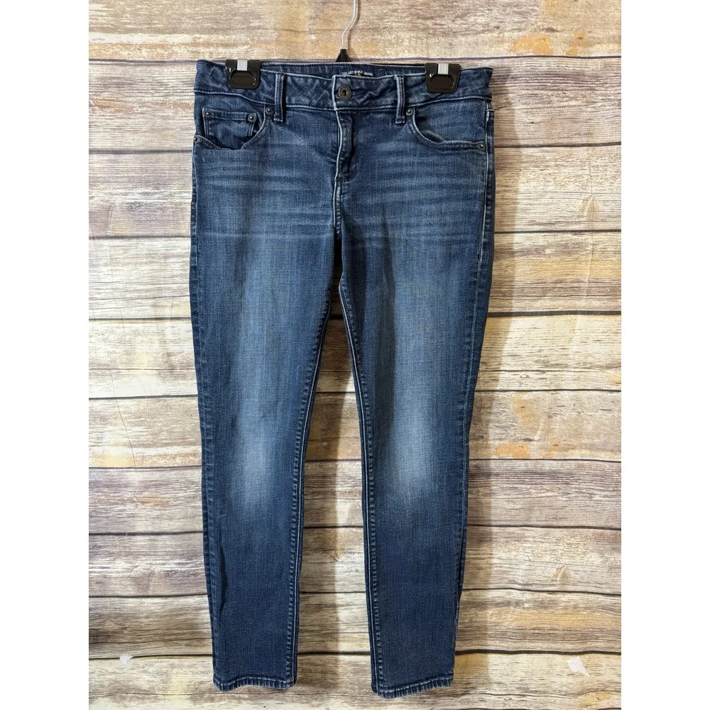 Lucky Brand Lolita Skinny Jeans Dark Wash Denim Size 6‎ 28 Womens Mid Rise Slim